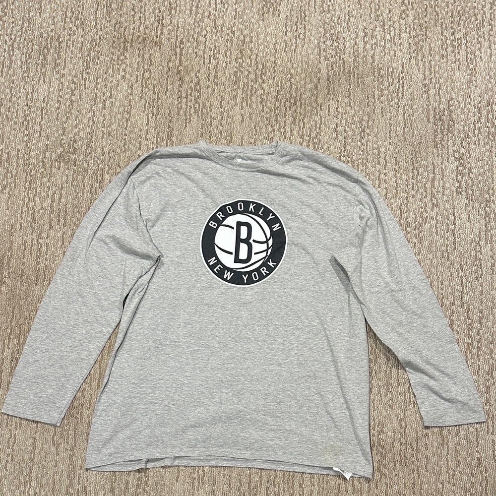 Brooklyn New York Gray Long Sleeve Shirt (310)
